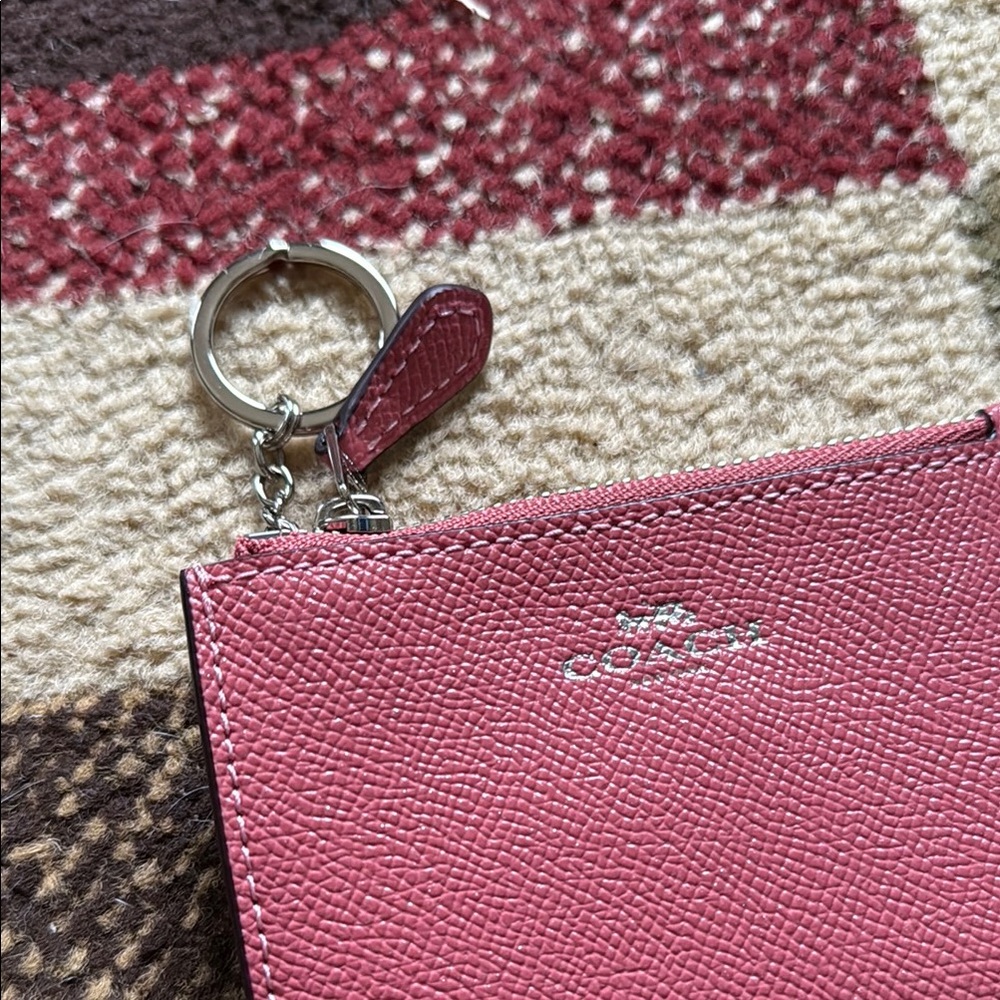 Coach Pink Card Holder - Picture 2 of 5